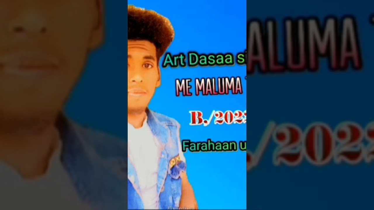 New oromoo music Art Dasaa sirajoo subscribe & like