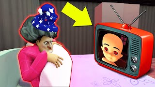 Scary Teacher 3d vs Monsters in TV and Granny and Granpa