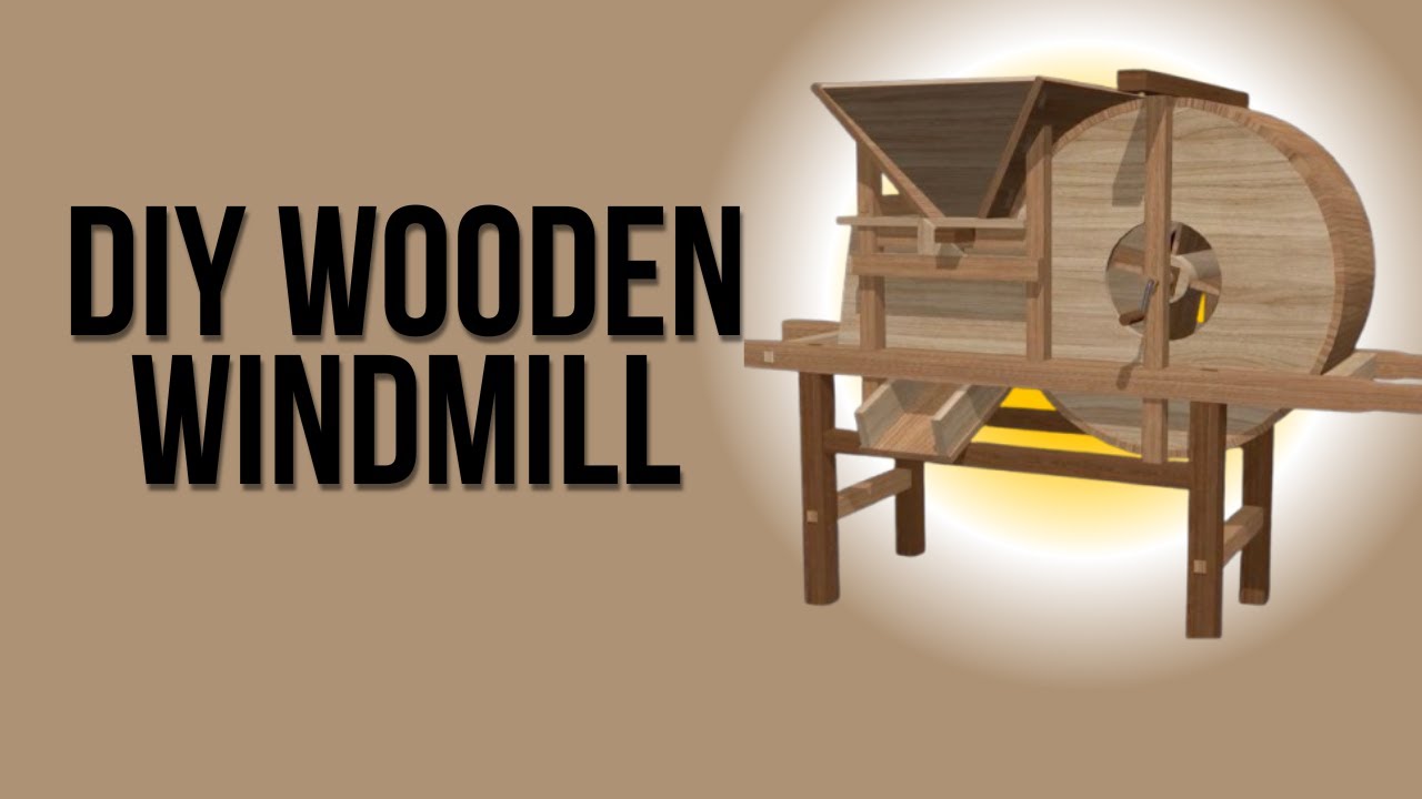 How to Build a 3D Wooden Windmill | DIY Woodworking Windmill Tutorial ...