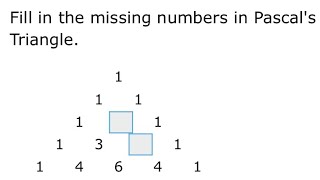 Pascal's Triangle/ 2nd PUC maths/ grade 12