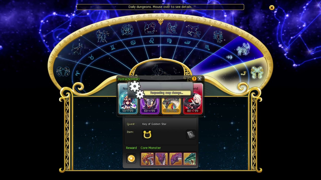 Dragon Saga Friday/Saturday/Sunday Galaxy Dungeon: Keyron and Hydra