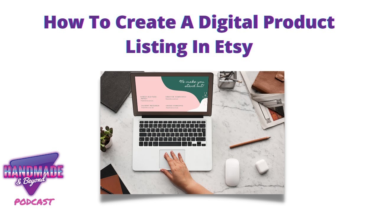 How To Create A Digital Product Listing In Etsy - YouTube