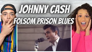 A FAVORITE!| FIRST TIME HEARING Johnny Cash - Folsom Prison Blues REACTION
