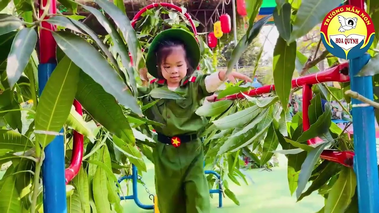 [TRƯỜNG MN HOA QUỲNH] BÉ TẬP LÀM CHÚ BỘ ĐỘI KHỐI 3 -4 TUỔI