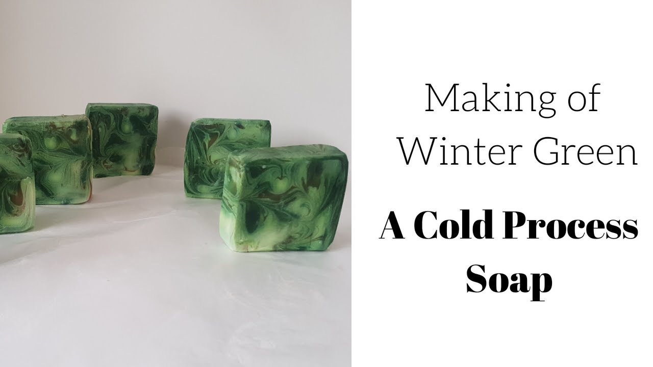 Making of Winter Green Soap | A Cold Process Soap | All On Trend