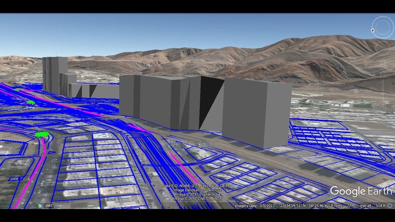 autocad civil 3d 2014 google earth