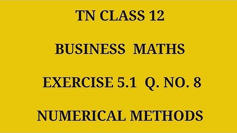 TN 12th Business maths chapter 5 exercise 5.1 question number 8
