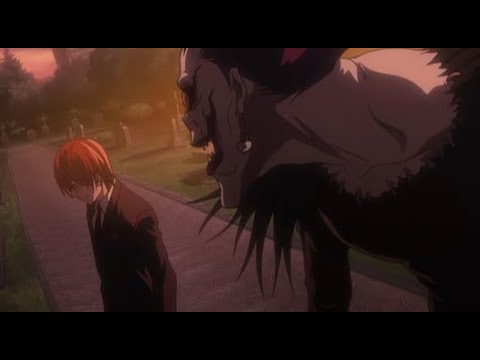 Light Yagami explose de rire face à la tombe de L - Death Note