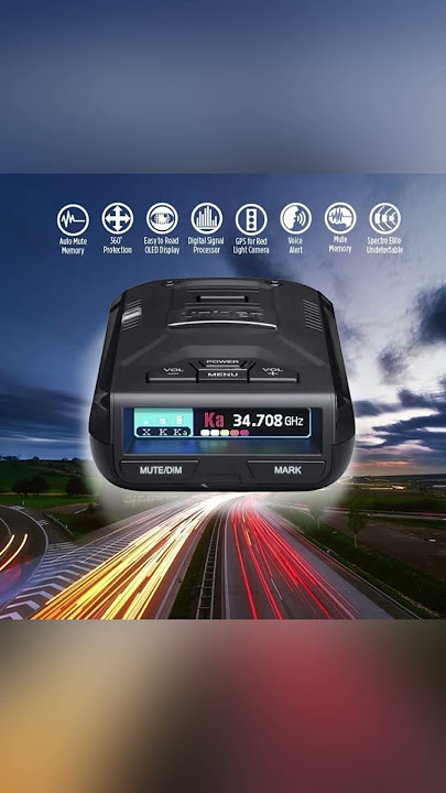Uniden R3 EXTREME LONG RANGE Laser/Radar Detector, Record Shattering Performance, Built-in GPS w