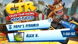 Crash Team Racing Nitro Fueled: Developer Times - Papu's Pyramid (1:30:06)
