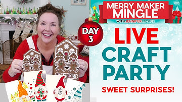Holiday Craft Projects 🎄 Merry Maker Mingle Day 3 Party LIVE!