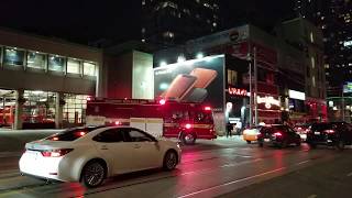TRAFFIC Toronto Fire HAZ332 Responding