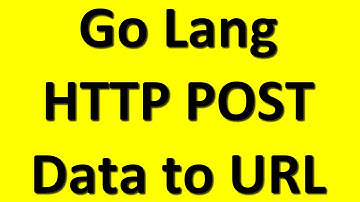 ✔ Go Lang Programming ⚡ How to make HTTP Post request with Go Lang? 🔥 Tecq Mate Tutorials ✌