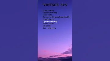 Vintage Eva Lonely Lonely I Guess I M Lonely Lyrics Song Songlyrics Shorts 
