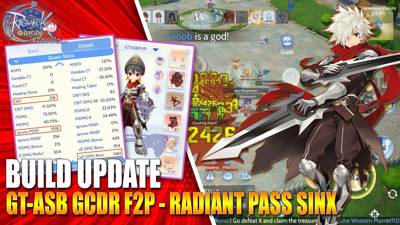 ROOC - Assassin Cross GT-ASB BUILD UPDATE & Dimension Drill