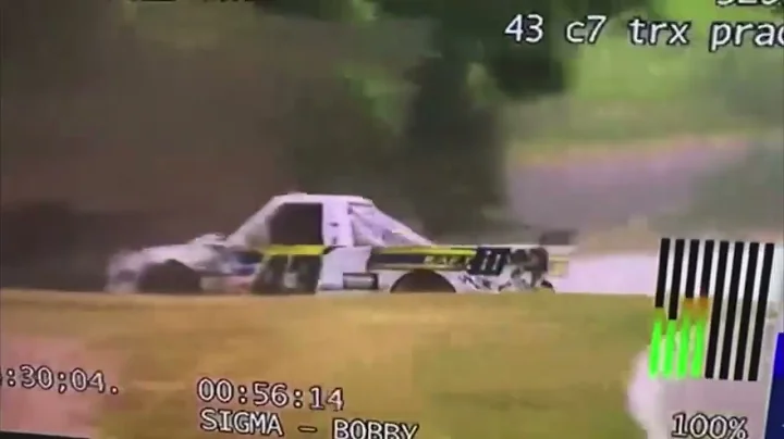 Stephen Mallozzi Practice Crash - 2022 NASCAR Truc...