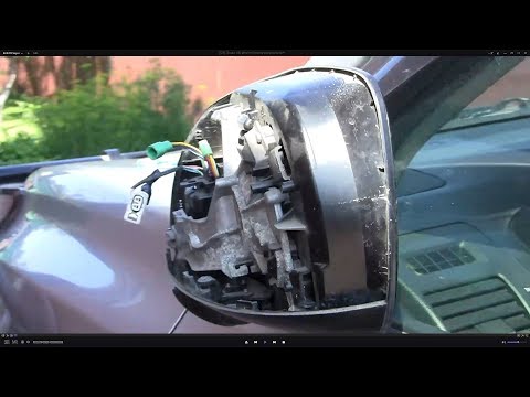 как разобрать зеркало Toyota Land Cruiser 200, Toyota Land Cruiser Prado 150, Le