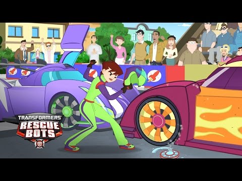 Transformers: Rescue Bots - 'Dani's Big Race!' Racing Rescues