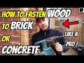 Install a Fence Post to a Wall | Concrete Or Brick