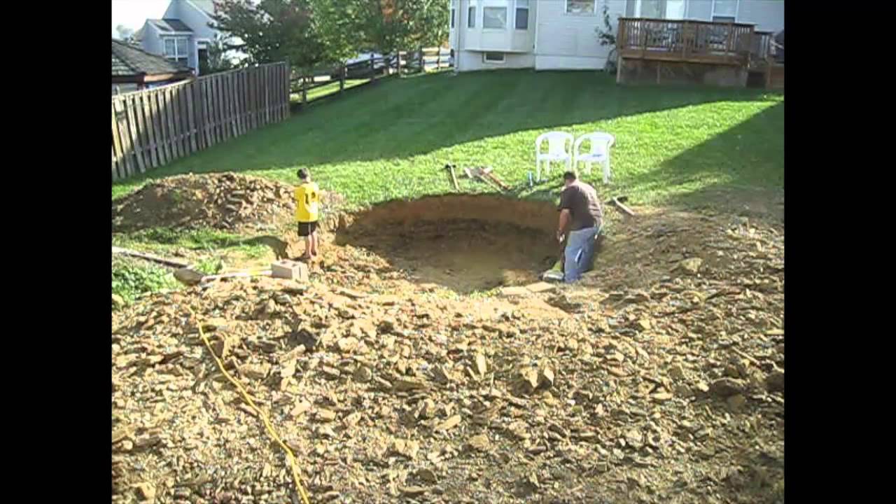 Diy In Ground Trampoline How To Bury One Rocks For Kids
