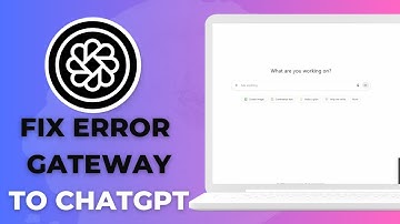 How To Fix CHATGPT Bad Gateway Error (Working 2025)