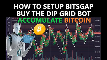 BITSGAP NEW BUY the DIP Crypto Trading GRID Bot Setup GUIDE Accumulate Bitcoin Bear Market Strategy
