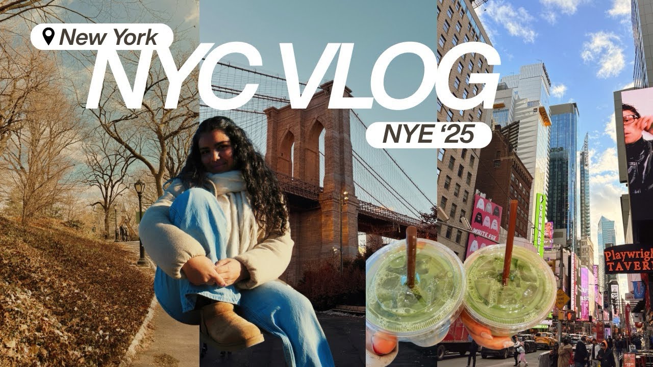 Come with me to NYC for NYE 🍎🥂❄️🌃