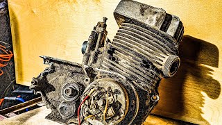 Motorcycle Restoration - Rusty ENGINE Restoration | Restoration Abandoned Motorcycle | Part 3