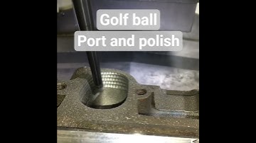 port and polish golfball dimple #automobile  #tuning  #portingpolish  #porting