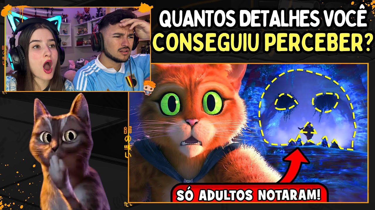 35 DETALHES que você PERDEU em GATO DE BOTAS 2 | Sessão Nerd | Apenas uma Live