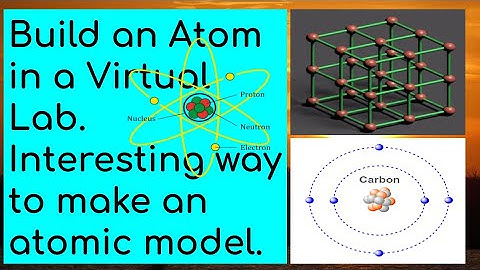 How to Build an Atom - How to Create Atomic Model - Build Atom in Virtual Lab #EducatorJeevan