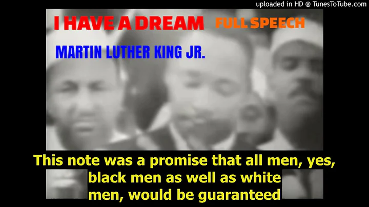 ENGLISH SPEECH | Dr  Martin Luther King: I Have a Dream (English Subtitles)