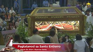 LIVE | March 29, 2024 | 6 p.m. Biyernes Santo | Pagtatanod sa Santo Entierro