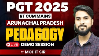 👩‍🏫 Understanding the Learner | Pedagogy Demo Class | PGT/TGT Arunachal Pradesh | 🔴Free Live Session