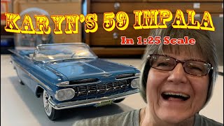 Karyn's 1:25 scale Monogram 59 Impala - Plastic Model Car Kit