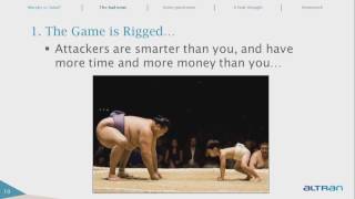 Murphy vs Satan: Why programming secure systems is still hard - Rod Chapman - Bristech 2016