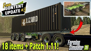 SOMETHING HAS BROKEN THE GAME?!!! ‘NEW’ FREE CONTENT #3 (PATCH 1.11)!! Farming Simulator 25