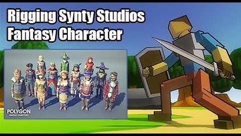 RPG Mecanim Animation Pack Character Setup v6.3 - Rigging Synty Studios Fantasy Character
