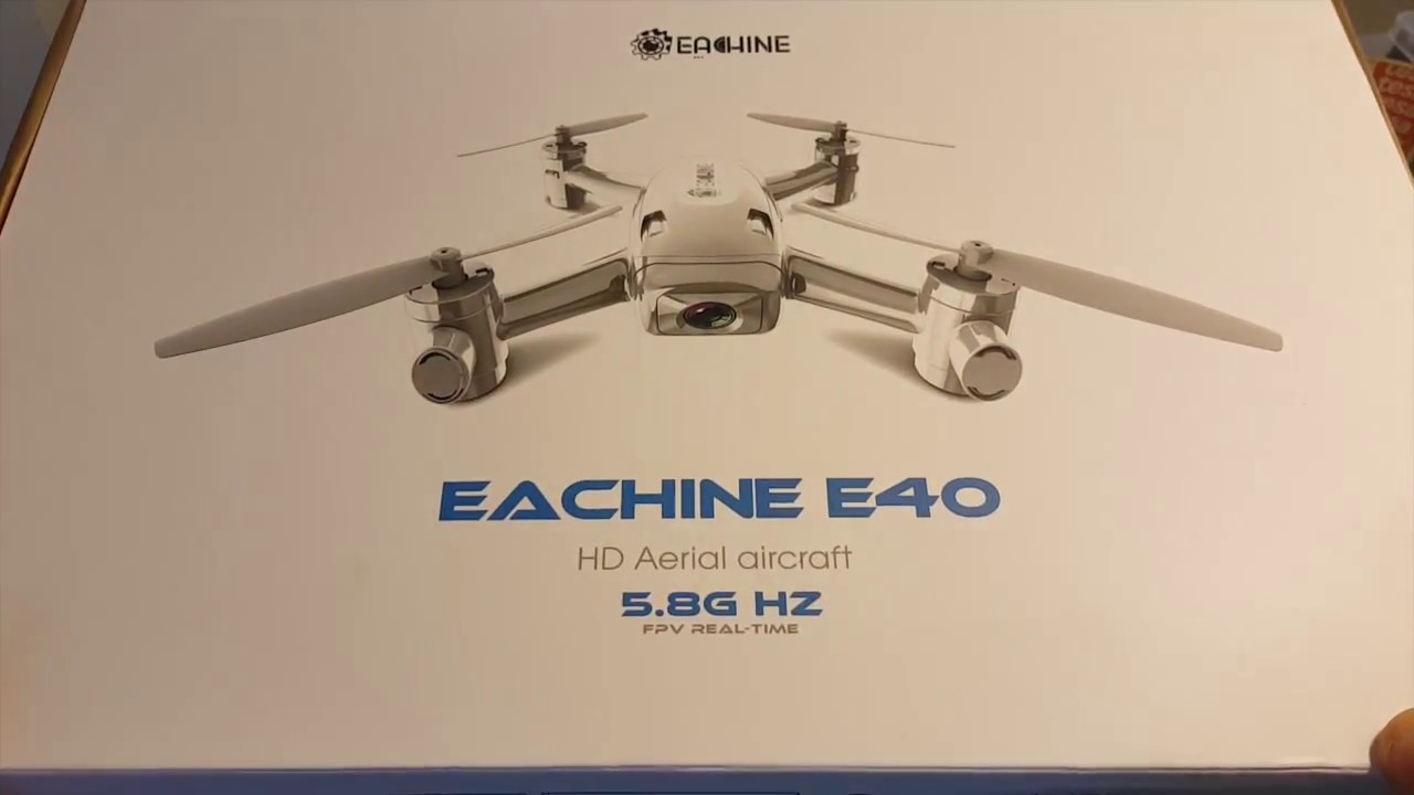 Eachine E40G 5.8G FPV With 720P HD Camera - unboxing, review and test flight
