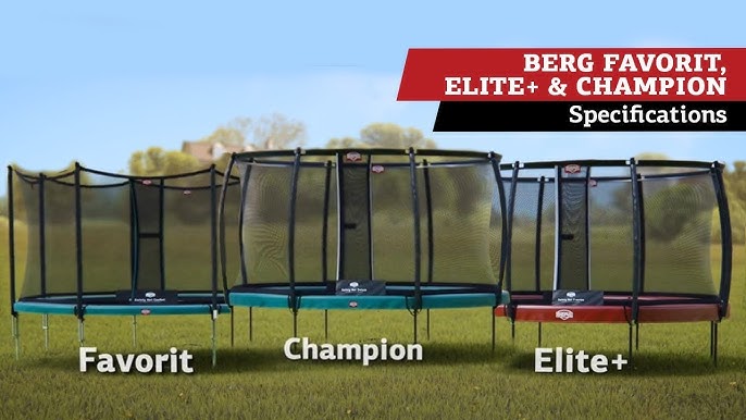 ihærdige Bestemt Forvirre BERG InGround Champion trampoline + Safety Net deluxe | assembly - YouTube