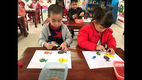 Một số hoạt động của cô và trò lớp 4-5 tuổi B3 trường mầm non Quế Nham  Năm học 2021-2022