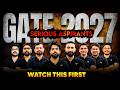 GATE 2027 Serious Aspirants Watch This First