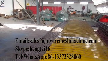 Line Wire Coil Feeding Roll Coiling Welded Wire Mesh Machine