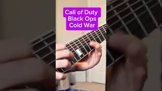 Call of Duty Black Ops Cold War Guitar Cover