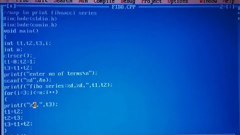 C Program to Print Fibonacci Series | C Programming for Beginners