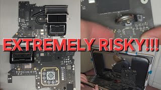 Apple 2019 iMac A2115 27 Inch 5k CPU Heatsink Thermal Paste Application *Extremely Risky!*