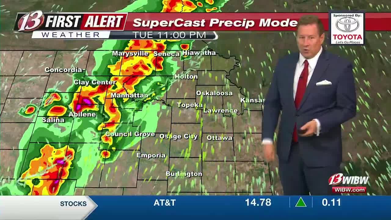 Scattered Storms expected this evening and tonight - YouTube