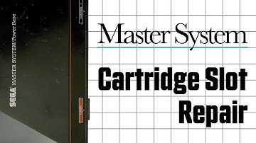 Sega Master System Cartridge Slot Repair
