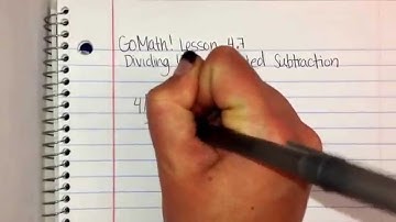 GoMath! Lesson 4.7 (Dividing Using Repeated Subtraction)