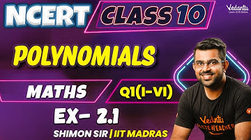Polynomials - Exercise 2.1 Chapter 2 | Class 10 | CBSE 2026 | Shimon Sir